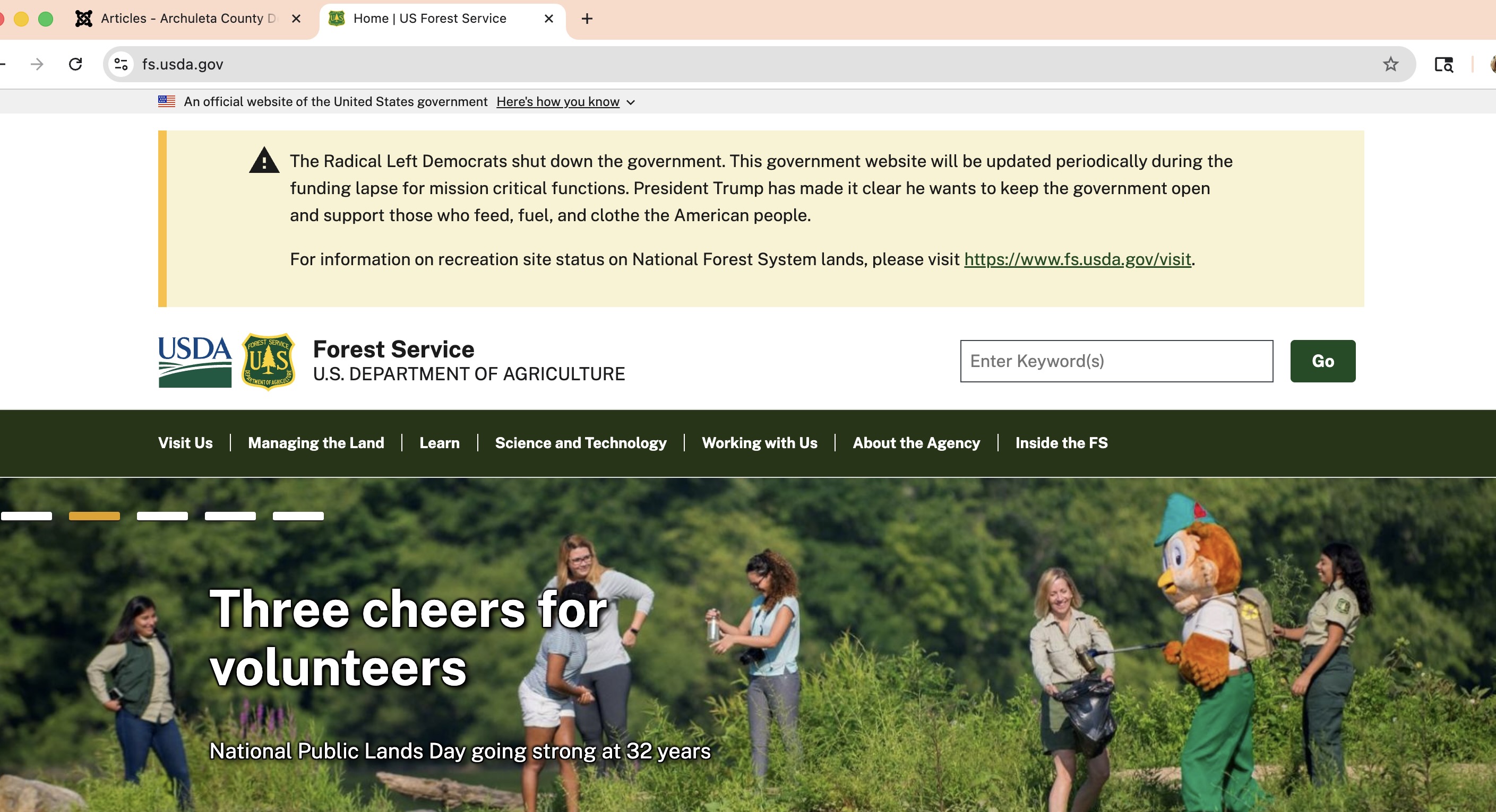 Shutdown Messages: Are They Legal?