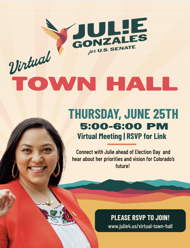 6-25: Virtual Town Hall with Julie Gonzales