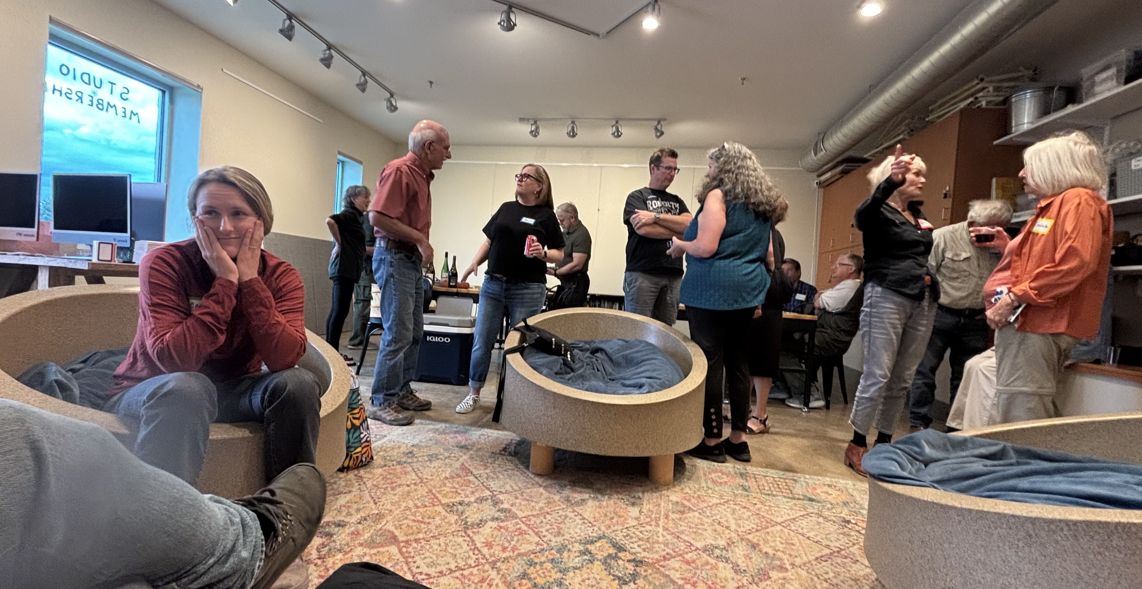 We Had a Visitor for Happy Hour